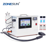 ZONESUN ZS-EL100R High Accuracy Syringe Pump Injection Vial Thick Oil Essential Oil Perfume Vial Liquid Filling Machine