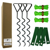 Spiral Tree Stake Kit Heavy Duty Spiral Tree Stake Support Fixing Set