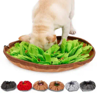 Pet Dog Interactive Puzzle Snuffle Mat Carpet Scent Detection Training Smell Training Versatile Slow Feeder Mat