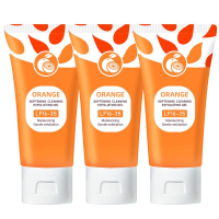 Orange Scented Exfoliator Clear Gel LF16-35 - Gentle Exfoliation for Face & Body Deep Cleansing Nour
