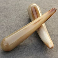 天然 白犛牛角 敲膽經撥筋棒 身體 手足底牛角按摩棒