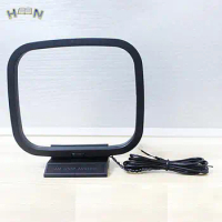 Mini Universal FM/AM Loop Antenna For Sony Sharp Chaine Stereo AV Receiver Systems Connector Receiver