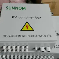AC Array strings Combiner Box including ac surge protector and molded case circuit breaker mccb for solar pv system