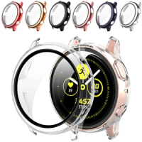 Watch Case For Samsung Galaxy watch active 2 44mm 40mm All-Around bumper Screen Protector+film smartwatch cover Accessories