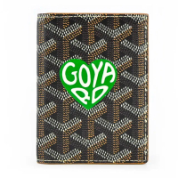 【GOYARD 高雅德】MARC防水帆布對開證件卡夾(小/黑棕)