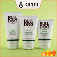 【Hàng nhập khẩu 】 【Đang hot】 Bộ chăm sóc sạch sâu, sáng da, đều màu cho nam Bulldog Skincare Origina