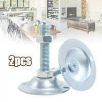Adjuster Table Kaki Meja - Kaki Adjuster Foot Galvanis M12 X 150/M12 X 100, Untuk Kebutuhan Industri