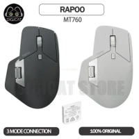 Rapoo MT760 Gamer Mouse Lightweight 3Mode 2.4G Bluetooth Wireless Mouse 11 Buttons Office E-sport Gaming Mice For Windows Gifts