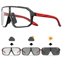 Photochromic Cycling Sunglasses Mountains Sports Cycling Glasses Goggles UV400 Ultraviolet Light Bicycle Riding Driving Glasses