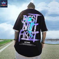 faded illest morena M-5XL-8XL Oversized Fashion Tshirt Graphic Shirt For Men creative letters Printi
