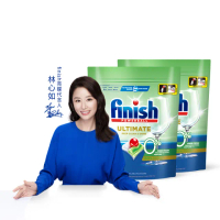 【finish 亮碟】洗碗機零添加洗碗凝珠100顆x2(無香精/寶寶家庭/光潔軟水/全機型/洗碗錠/歐盟生態環保標章)