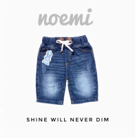 Celana Jeans Anak 3-5 tahun - Celana Anak Laki-laki Jeans Pendek Wisker Kulit Noemi - Gembo Kids