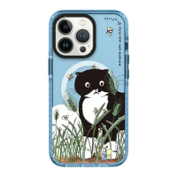 MagSafe Acrylic Black Brown Cat Phone Case Cover for IPhone 12 13 14 15 Pro Max Case for IPhone 14 Pro Max