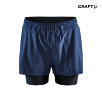 CRAFT 男 ADV ESSENCE 2-IN-1 STRETCH SHORTS M 二合一運動短褲(1908764-396000)