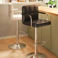 Cashier Desk Chair Bar Chair Bar Chair Lifting Backrest Stool High Chair Commercial Bar Stool High Stool