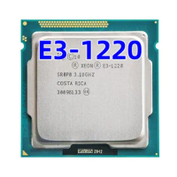 E3-1220 E3 1220 3.1GHz 8MB 4 cores 5 GT Quad Core 32NM 80W LGA 1155 Server CPU