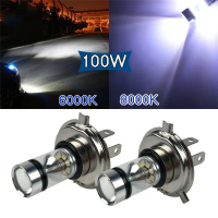 หลอดไฟ LED รถหมอก, ล่าสุด, 100w, H4, H7, H1, H3, H8, H11, 9005, 9006, 6000k, 8000k, ไฟหน้า, ไฟอัตโนม