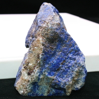 如鴻天然青金石原石擺件大塊雕刻料水晶石頭鎮紙把玩裝飾藍色礦物
