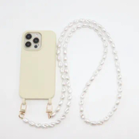 Phone Crossbody Strap Universal Cell Phone Accessories Fashion Bead Neck Lanyard For iphone 15 14 Pro 12 13 Mini 11 Pro MAX