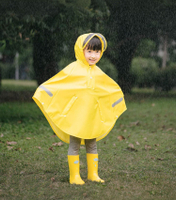 兒童斗蓬反光雨衣(夢幻藍/糖果粉/檬檸黃)-附獨立收納袋 符合安心檢測