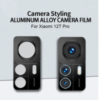 For Xiaomi 12T Pro 5G Case Aluminum Alloy Camera Protective Film Cover Xiaomi12T Mi 12TPro Mi12T 12 T T12 9H Rear Metal Lens Cap