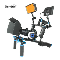 Professional DSLR Rig Shoulder Video Camera Stabilizer Support Cage/Matte Box/Follow Focus For Canon Nikon Sony Camera Camcorder