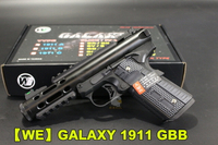 【翔準AOG】黑黑 WE 1911 GALAXY 銀河 AAP01 GBB 瓦斯 黑色 黑下槍身 05DZ2