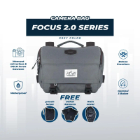 Tas Kamera Sling Bag Atva - Focus 2.0 Series Grey Camera Aksesoris