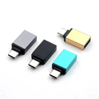2Pcs USB 3.0 Type-C OTG Adapter Type C USB C Male To USB Female Converter For Macbook Xiaomi Samsung S20 USBC OTG Connector