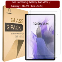 Mr.Shield [2-PACK] Screen Protector For Samsung Galaxy Tab A9+ / Galaxy Tab A9 Plus (2023) [Tempered Glass] [9H Hardness]