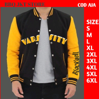 Jaket varsity S XXXXXL 6XL bomber fashion korea  oversize jumbo | jaket varsity baseball  PRIA WANIT