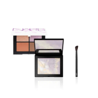 【NARS】流光蝶羽小白餅眼影雙入組(裸光蜜粉餅+4色眼彩盤)