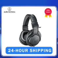100% New Audio Technica ATH-M20X Wired Professional Monitor Headphones Over-ear Deep Bass 3.5mm Jack Earphone Game Music Headset