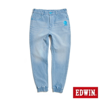 EDWIN EDGE x JERSEYS迦績 超彈力錐形束口牛仔褲-男款 石洗藍