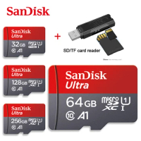 Original SanDisk micro tf sd card 256GB Memory Card 32GB 64gbGB Flash Card Class10 TF Card 64GB 128GB A1 U1 for smartphone