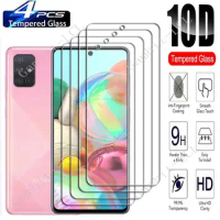 4PCS For Samsung Galaxy A71 5G 6.7" Screen Protective Tempered Glass On GalaxyA715G UW GalaxyA71 A716 Protection Cover Film