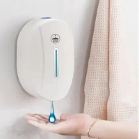550ml Automatic Soap Dispenser Touchless Sensor Hand Sanitizer Alcohol Spary Dispenser Wall Mounted For Bathroom Kitchen