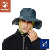 【Wildland 荒野 中性抗UV防水功能寬帽《帝國藍》】W2015/防水帽/防風帽/圓盤帽