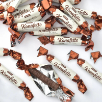 Konafetto Chocolate [Pilihan: Susu (Blanco) / Chocolate (Nero) / Campuran (Blanco + Nero)] - Roshen 