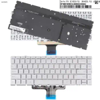 US Laptop Keyboard for HP Pavilion X360 14-DV 14-DW 14M-DW 14M-DW0023DX Silver with Backlit
