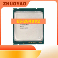 Xeon E5-2640 V2 E5-2640V2 E5 2640V2 E5 2640 V2 Eight Core CPU LGA2011 Server CPU suitable X79