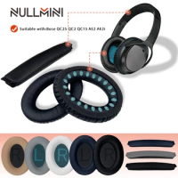 NullMini Replacement Leather Earpads For Bose QC15 QC2 QC25 AE2 AE2i Headphones Headband High Quality Soft Earmuff Sleeve