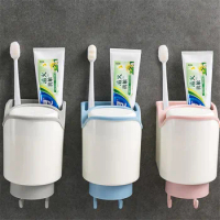 Household Life Kitchen Appliances Daily Storage Creative Toilet Couple Toothbrush Holder