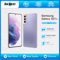 Original Samsung Galaxy S21+ G996U1 S21 Plus 5G Mobile Phone 6.7" 8GB RAM 128GB/256GB ROM CellPhone NFC Octa Core SmartPhone