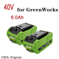 GreenWorks 40V 6.0Ah, 18.0Ah Power Tool Battery for G-MAX 29252 20202 22262 27062 21242 Replacement of 40V Power Tools