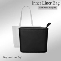 Nylon Purse Organizer Insert for Loewe Anagram Tote Bag Handmade Inner Liner Bag Cosmetics Zipper Bag Organizer Insert
