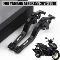 For YAMAHA AEROX155 AEROX 155 Aerox 155 2017-2018 New High Quality Motorcycle Accessories 3D CNC Adjustable Brake Clutch Lever