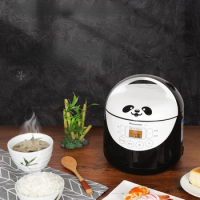 Electric Cooker Household Small Multi-Function Electric Cooker Mini Panda Cooker Smart Reservation 1.5L Food Truck