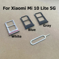 For Xiaomi Mi 10 Lite 5G SIM Card Slot Holder Adapter Connector Replacement Parts