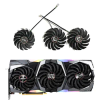 3PCS 95/87mm PLD10010S12H PLD09210S12H RTX 2080 GPU Fan For MSI Geforce RTX 2080 2080Ti 2070 Super Gaming X Trio Graphics Fan